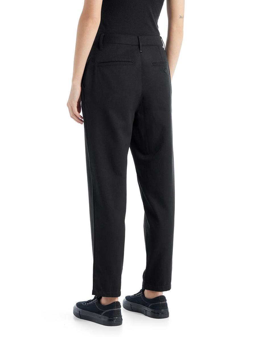 Black Women's Icebreaker Merino Berlin Pants | USA 1514PJJQ